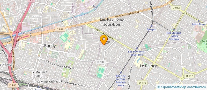 localisation de l'entreprise SOGI à LES PAVILLONS-SOUS-BOIS