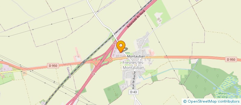 localisation de l'entreprise SOGI NORD  FRESNES-LES-MONTAUBAN