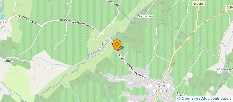 localisation de l'entreprise SOGIBAT  SAINT-GERMAIN-DU-PUCH