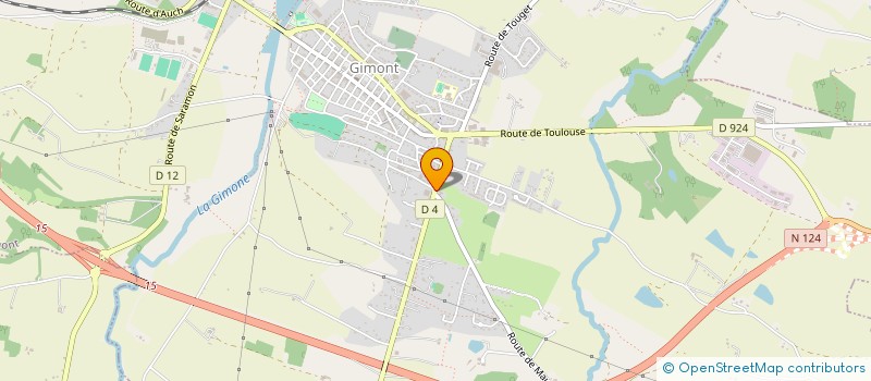 localisation de l'entreprise SOGIBAT à GIMONT