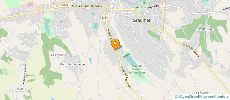 localisation de l'entreprise SOGIC à GRAULHET