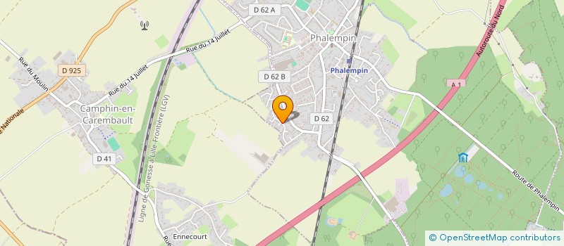 localisation de l'entreprise SOGICA  PHALEMPIN