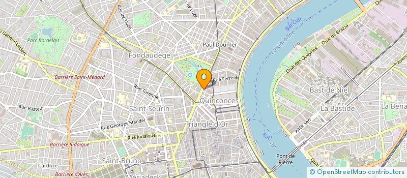 localisation de l'entreprise SOGICEM à BORDEAUX
