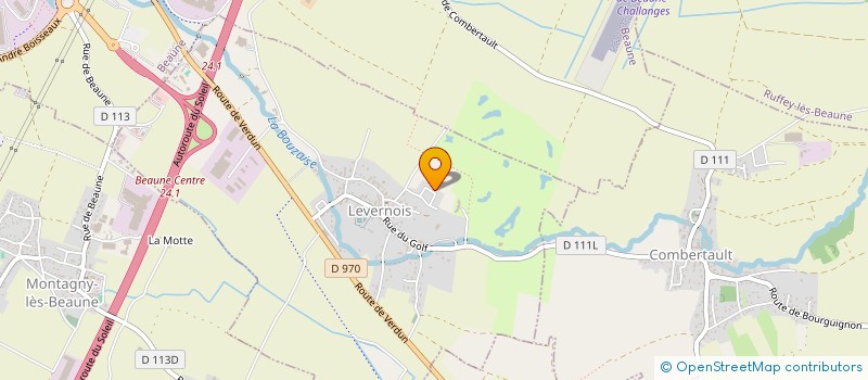 localisation de l'entreprise SOGICOM à LEVERNOIS