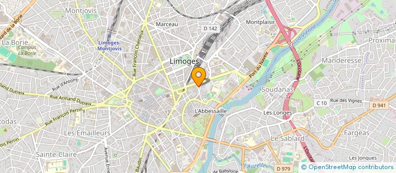 localisation de l'entreprise SOGID à LIMOGES