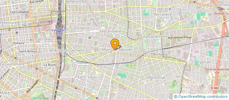 localisation de l'entreprise SOGIEC SARL à VILLEURBANNE