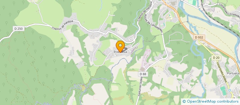 localisation de l'entreprise SOGIF  USTARITZ