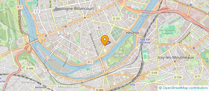 localisation de l'entreprise SOGIGRENIER à BOULOGNE-BILLANCOURT