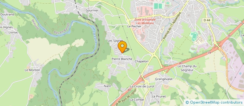 localisation de l'entreprise SOGILAC  MONISTROL-SUR-LOIRE