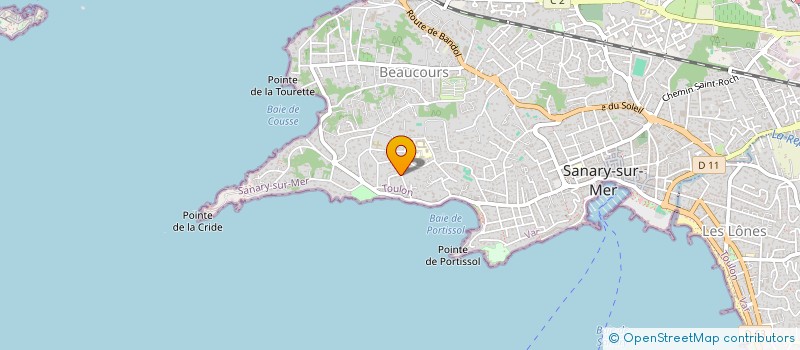 localisation de l'entreprise SOGILIMMO  SANARY-SUR-MER