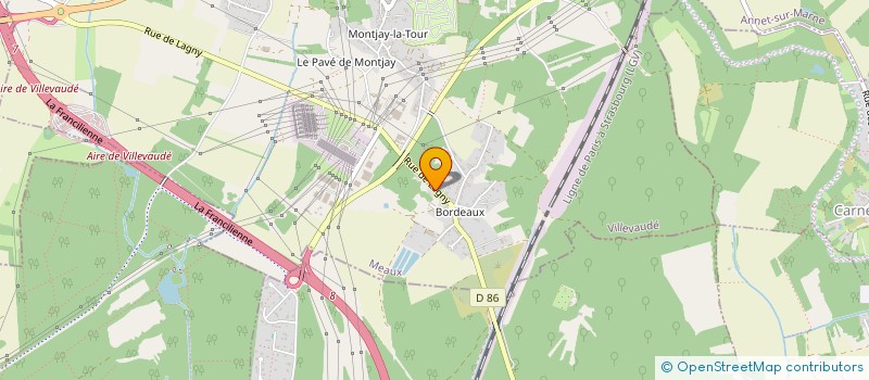 localisation de l'entreprise SOGILIX à VILLEVAUDE