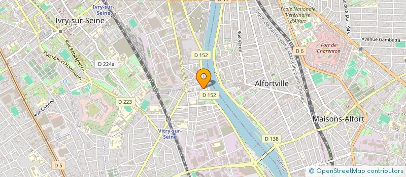 localisation de l'entreprise SOGILOUVRE à VITRY-SUR-SEINE