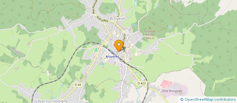localisation de l'entreprise SOGILUC à BRUYERES
