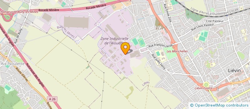 localisation de l'entreprise SOGIM à LIEVIN