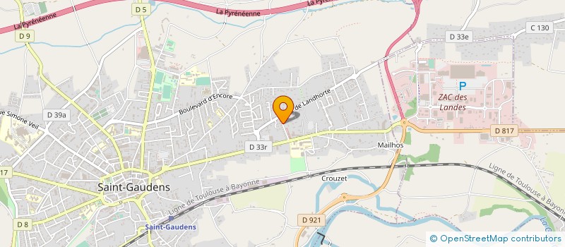 localisation de l'entreprise SOGIM  SAINT-GAUDENS