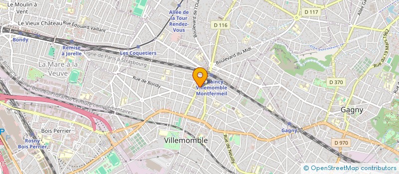 localisation de l'entreprise SOGIM SARL à VILLEMOMBLE