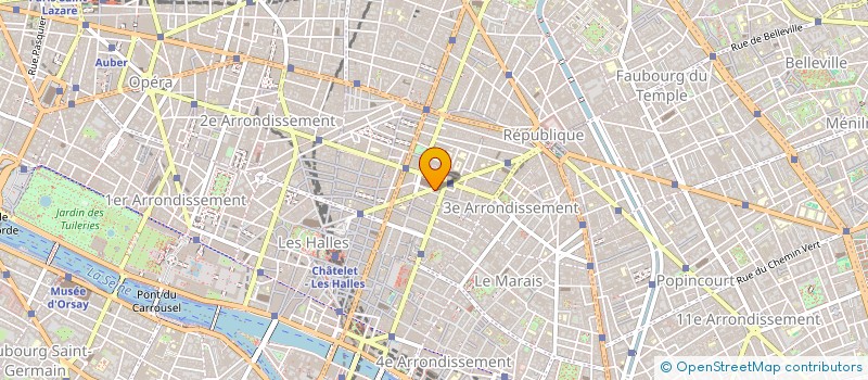 localisation de l'entreprise SOGIMPEX SA à PARIS