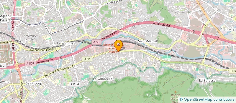 localisation de l'entreprise SOGINVEST à MARSEILLE