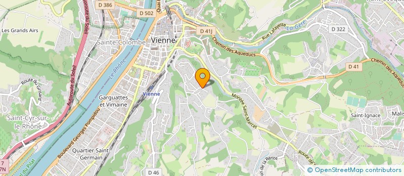 localisation de l'entreprise SOGIPA à VIENNE