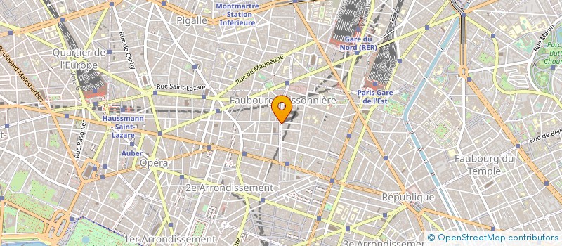localisation de l'entreprise SOGIPOISSONNIERE à PARIS