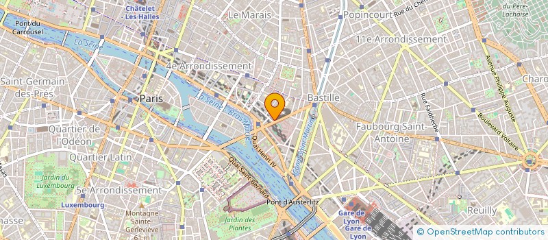 localisation de l'entreprise SOGIQUATRE à PARIS