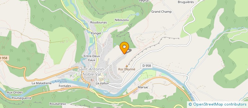 localisation de l'entreprise SOGIRA à SAINT-ANTONIN-NOBLE-VAL