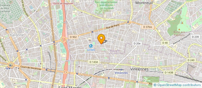 localisation de l'entreprise SOGIRASPAIL à MONTREUIL