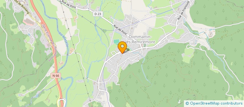 localisation de l'entreprise SOGIS  REMIREMONT