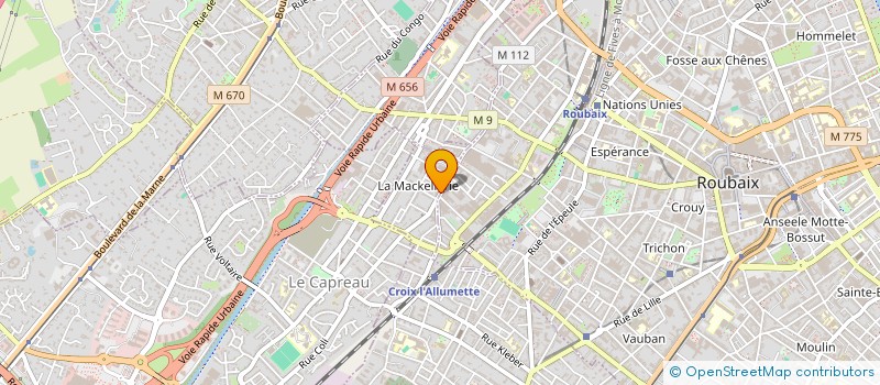 localisation de l'entreprise SOGITAL  CROIX