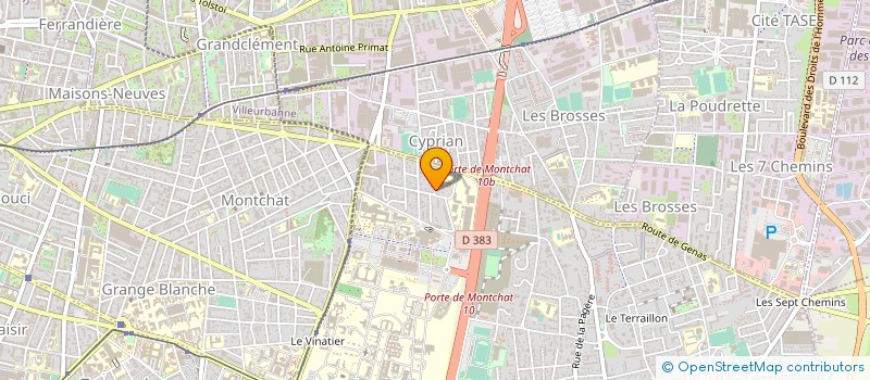 localisation de l'entreprise SOGIV  BRON