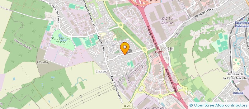 localisation de l'entreprise SOGNE à LISSES