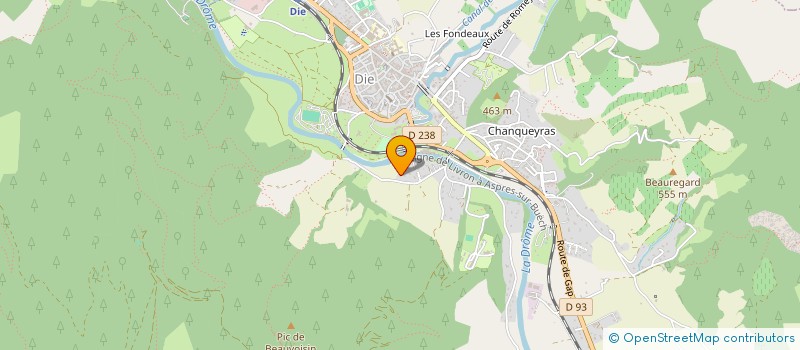 localisation de l'entreprise SOGNI EVETTE à DIE