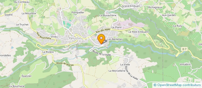 localisation de l'entreprise SOGO  PELUSSIN