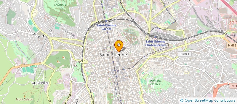 localisation de l'entreprise SOGO INFORMATIQUE à SAINT-ETIENNE