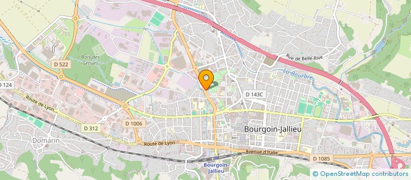 localisation de l'entreprise SOGOBAR à BOURGOIN-JALLIEU
