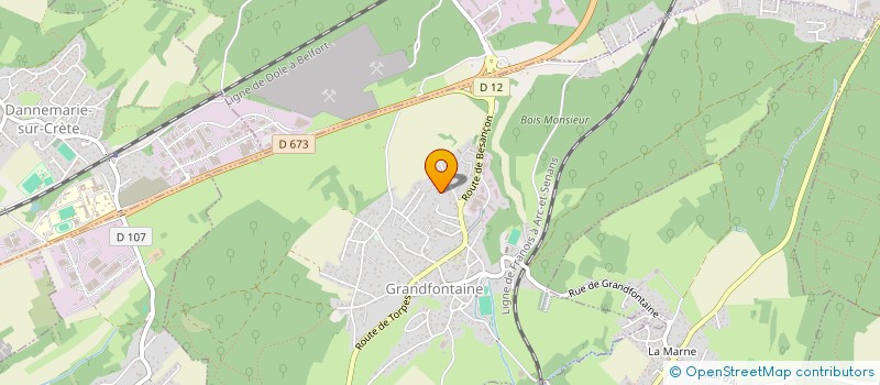 localisation de l'entreprise SOGOLF  LA CHEVILLOTTE