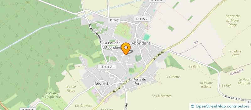 localisation de l'entreprise SOGOMA à ABONDANT