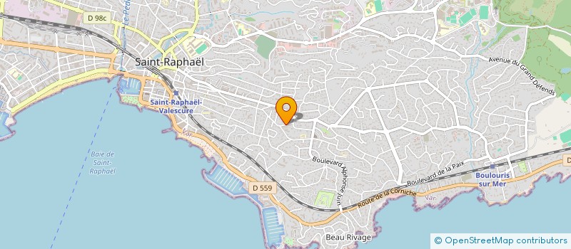 localisation de l'entreprise SOGOOD à SAINT-RAPHAEL