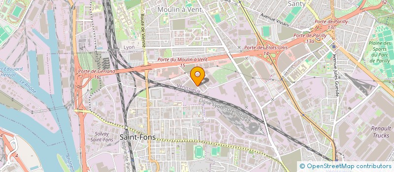 localisation de l'entreprise SOGOOD  VENISSIEUX