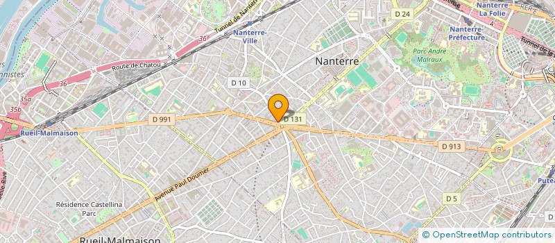 localisation de l'entreprise SOGOOD LGE  NANTERRE