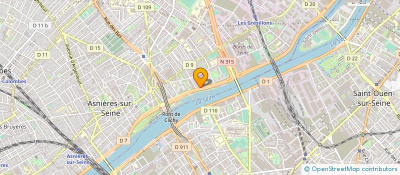 localisation de l'entreprise SOGOODS à ASNIERES-SUR-SEINE