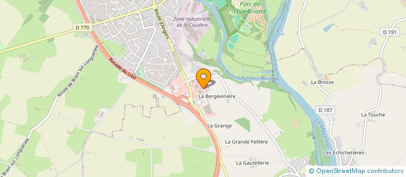 localisation de l'entreprise SOGREDIS à GREZ-NEUVILLE