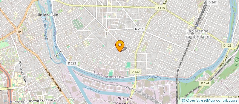 localisation de l'entreprise SOGREEN à SAINT-MAUR-DES-FOSSES