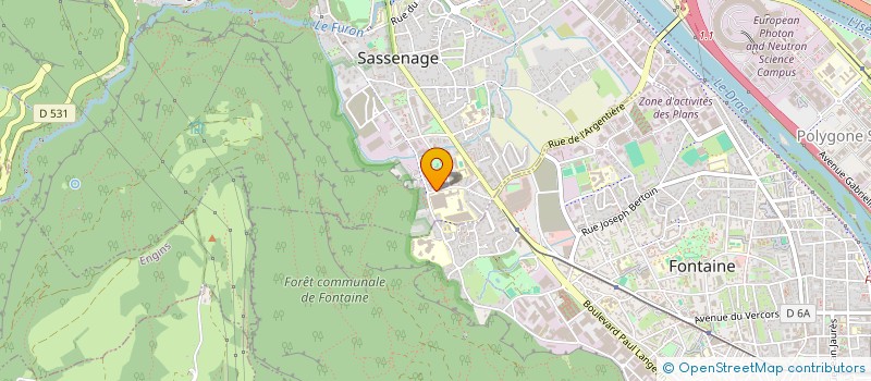 localisation de l'entreprise SOGREVENT à SASSENAGE