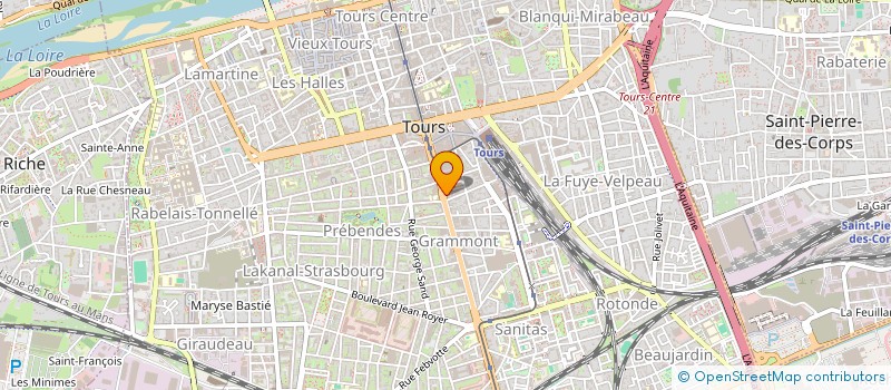 localisation de l'entreprise SOGRHAL à TOURS