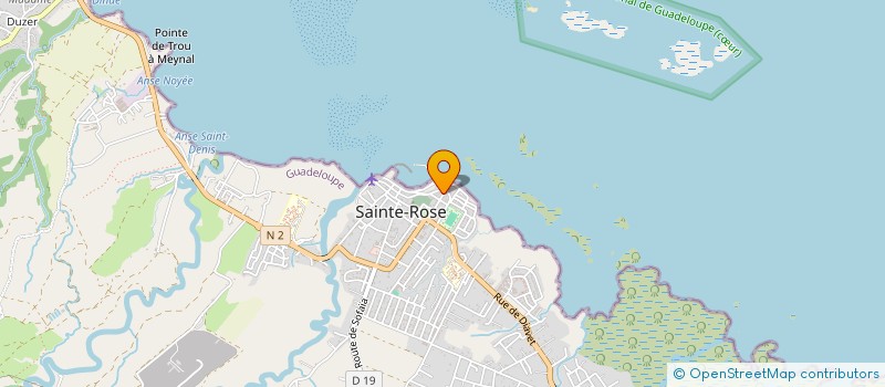 localisation de l'entreprise SOGUATEM à SAINTE-ROSE