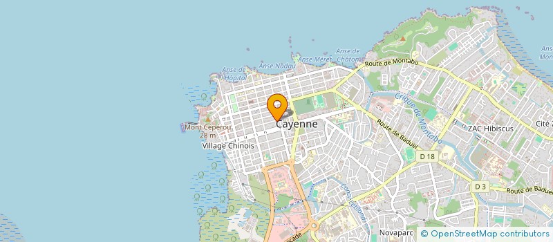 localisation de l'entreprise SOGUEB SARL à CAYENNE