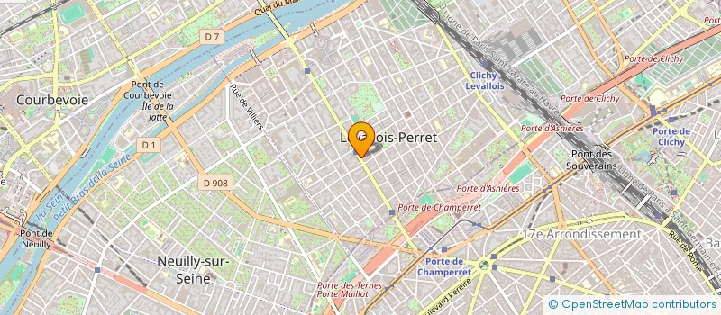 localisation de l'entreprise SOGUI à LEVALLOIS-PERRET
