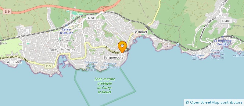 localisation de l'entreprise SOGUI  CARRY-LE-ROUET