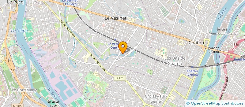 localisation de l'entreprise SOGUI INVESTISSEMENT  LE VESINET